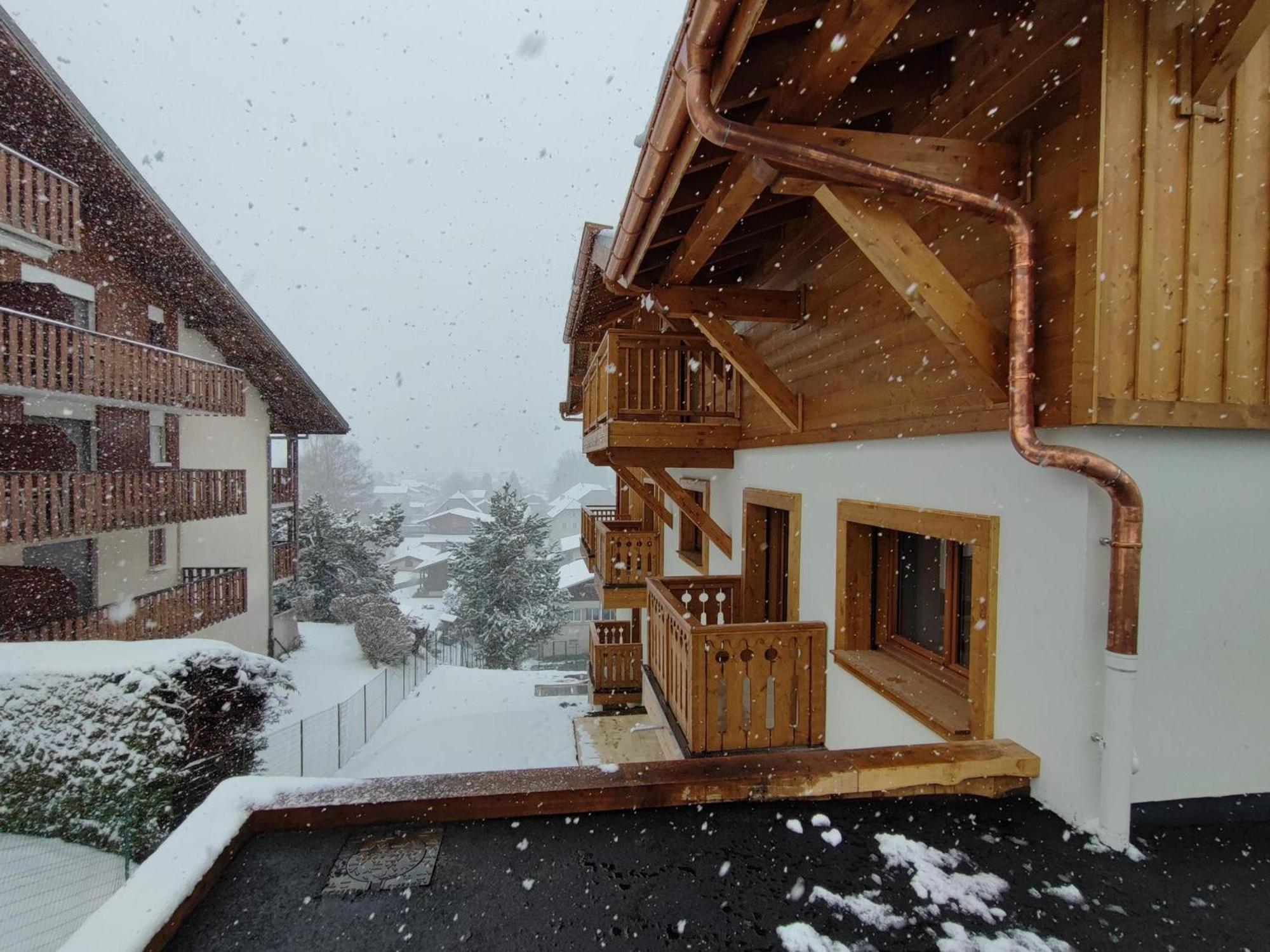 Appartement Familial Neuf Pres Du Village, 3 Chambres, Balcon Sud, Parking, Proche Ski-Bus, Samoens - Fr-1-642-80 Eksteriør billede